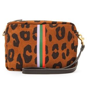 Cognac Leopard Pablo Midi Sac Crossbody